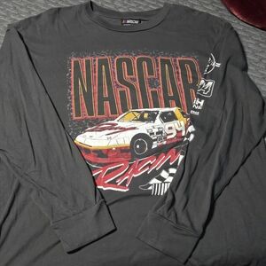 NASCAR Charcoal Long Sleeve Men's Tee